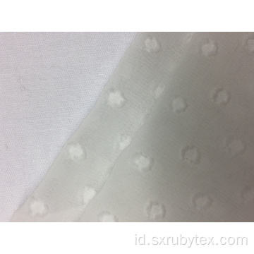 75D Polyester Bahan Padat Swiss Dots